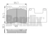 510839 BENDIX Комплект тормозных колодок