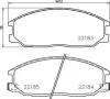 P77002 A.B.S. Комплект тормозных колодок