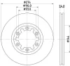 PCD15722 DON Тормозной диск