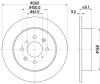 PCD15832 DON Тормозной диск