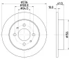 PCD16502 DON Тормозной диск