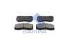 093.778 SAMPA Комплект тормозных колодок, дисковый тормоз