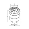 CS 0148 M SAMPIYON FILTER Топливный фильтр