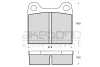 AN-4139K AKEBONO Комплект тормозных колодок