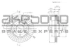 BN-0032E AKEBONO Тормозной диск