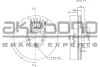 BN-0204E AKEBONO Тормозной диск