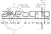 BN-0326E AKEBONO Тормозной диск