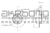 BN-0393E AKEBONO Тормозной диск