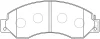 BP22368 SB NAGAMOCHI Комплект тормозных колодок, дисковый тормоз