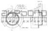 BN-0607 AKEBONO Тормозной диск