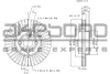 BN-0717E AKEBONO Тормозной диск