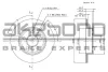 BN-0721E AKEBONO Тормозной диск