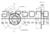 BN-0768E AKEBONO Тормозной диск