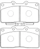 BP23352 SB NAGAMOCHI Комплект тормозных колодок, дисковый тормоз