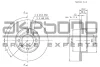 BN-1004 AKEBONO Тормозной диск