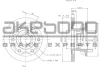 BN-1158E AKEBONO Тормозной диск