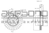 BN-1256 AKEBONO Тормозной диск