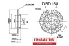 DBD158 DYNAMAX Диск тормозной