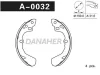 A0032 DANAHER Комлект тормозных накладок