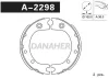 A2298 DANAHER Комлект тормозных накладок