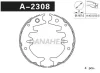 A2308 DANAHER Комлект тормозных накладок