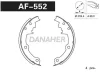AF552 DANAHER Комлект тормозных накладок