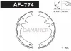 AF774 DANAHER Комлект тормозных накладок