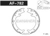 AF782 DANAHER Комлект тормозных накладок