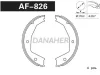 AF826 DANAHER Комлект тормозных накладок