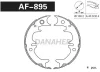 AF895 DANAHER Комлект тормозных накладок