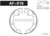 AF916 DANAHER Комлект тормозных накладок