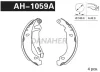 AH1059A DANAHER Комлект тормозных накладок