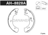 AH8828A DANAHER Комлект тормозных накладок