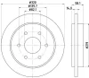 8DD 355 131-432 BEHR/HELLA/PAGID Тормозной диск