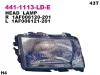 441-1113L-LD-E DEPO Основная фара