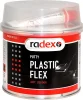 RAD200500 RADEX Шпатлевка высокая эластичность, благодаря наличию экстра-пластификатора, высокая адгезия к большинству пластиков, хорошее прилипание к полипропилену, 0,5 кг