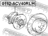 Превью - 0182-ACV40RLH FEBEST Ступица колеса (фото 2)