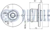 Превью - 221361 RUVILLE Комплект подшипника ступицы колеса (фото 2)