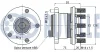 Превью - 221491 RUVILLE Комплект подшипника ступицы колеса (фото 2)