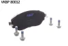 Превью - VKBP 80012 SKF Комплект тормозных колодок, дисковый тормоз (фото 2)