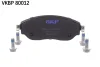 Превью - VKBP 80012 SKF Комплект тормозных колодок, дисковый тормоз (фото 3)