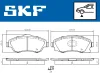 Превью - VKBP 80062 A SKF Комплект тормозных колодок, дисковый тормоз (фото 2)