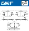 Превью - VKBP 80280 A SKF Комплект тормозных колодок, дисковый тормоз (фото 2)