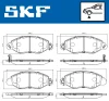 Превью - VKBP 80300 A SKF Комплект тормозных колодок, дисковый тормоз (фото 2)