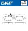 Превью - VKBP 80326 E SKF Комплект тормозных колодок, дисковый тормоз (фото 2)