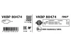 Превью - VKBP 80474 SKF Комплект тормозных колодок, дисковый тормоз (фото 2)