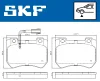 Превью - VKBP 80610 E SKF Комплект тормозных колодок, дисковый тормоз (фото 2)