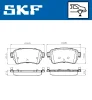 Превью - VKBP 90059 SKF Комплект тормозных колодок, дисковый тормоз (фото 4)
