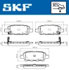 Превью - VKBP 90107 A SKF Комплект тормозных колодок, дисковый тормоз (фото 2)