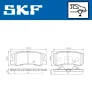 Превью - VKBP 90222 SKF Комплект тормозных колодок, дисковый тормоз (фото 2)